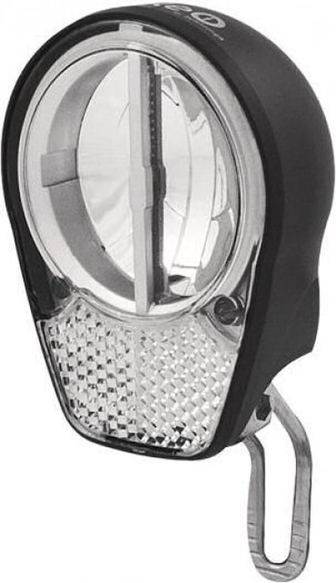 Simson Roxeo Koplamp - Fietslamp - (Naaf)Dynamo - Halogeen - Zwart