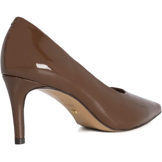 Dune Aspiring Leren Vrouwen Bruine Schoenen