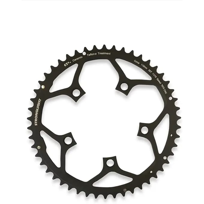 Stronglight kettingblad S Race (steek 110mm) 50T 10/11v zwart