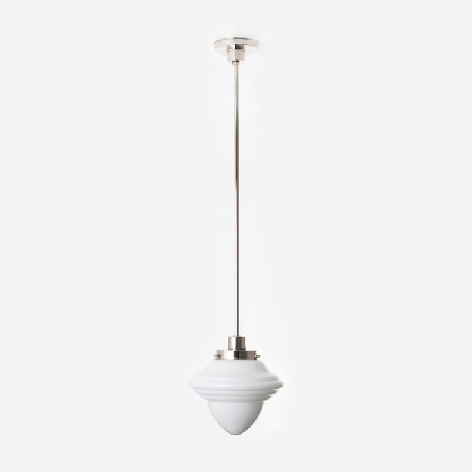 Hanglamp Acorn Medium 20's Nikkel - Art Deco Trade