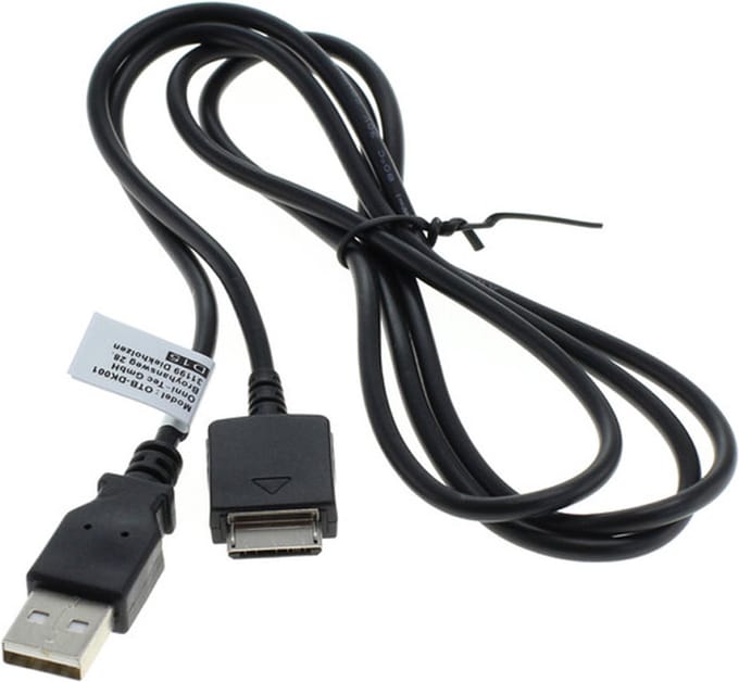 USB kabel voor Sony Portable Media / Mp3 WM Port - 1 meter