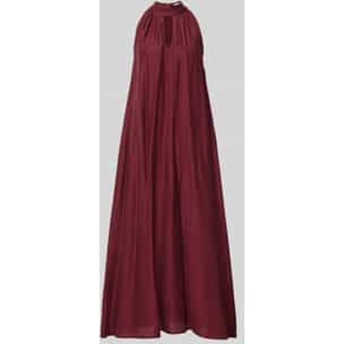 Midi-jurk van lyocellmix met cut-out