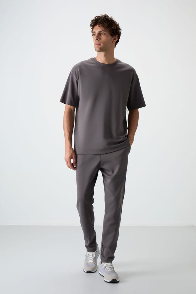 Heren Oversized T-shirt en Broek Set