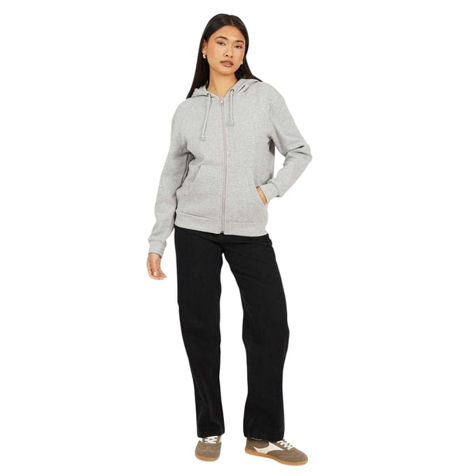 Brave Soul Dames/Dames Sweat Jacket (Grijs Marl Marl)