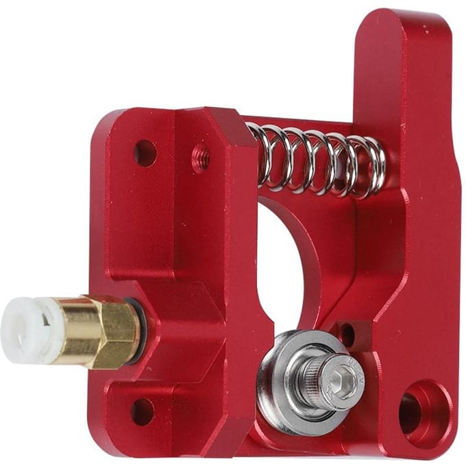 Linkerhand 1,75 mm 3D-printer Extruderblok Handigere Drukregeling voor cr-10cr-10s red