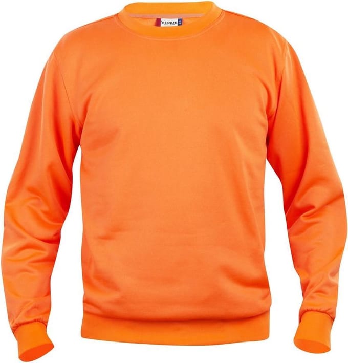 Basic roundneck signaaloranje s