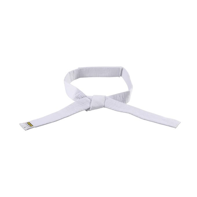 Witte klittenband riem budō kind Kwon