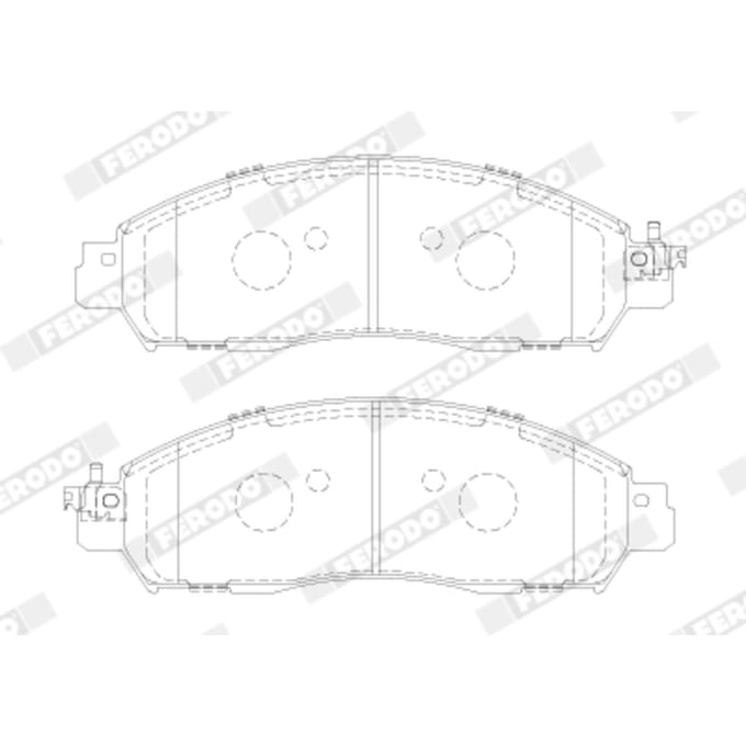 Remblokset FERODO FVR5284, voor
