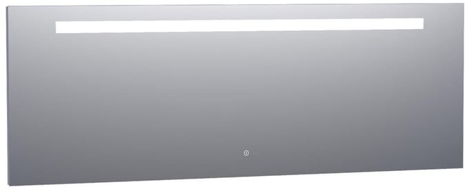 Brauer Garnet Spiegel - Rechthoekig - 200 cm - met Directe LED-Verlichting - Dimbaar - met Touchbediening