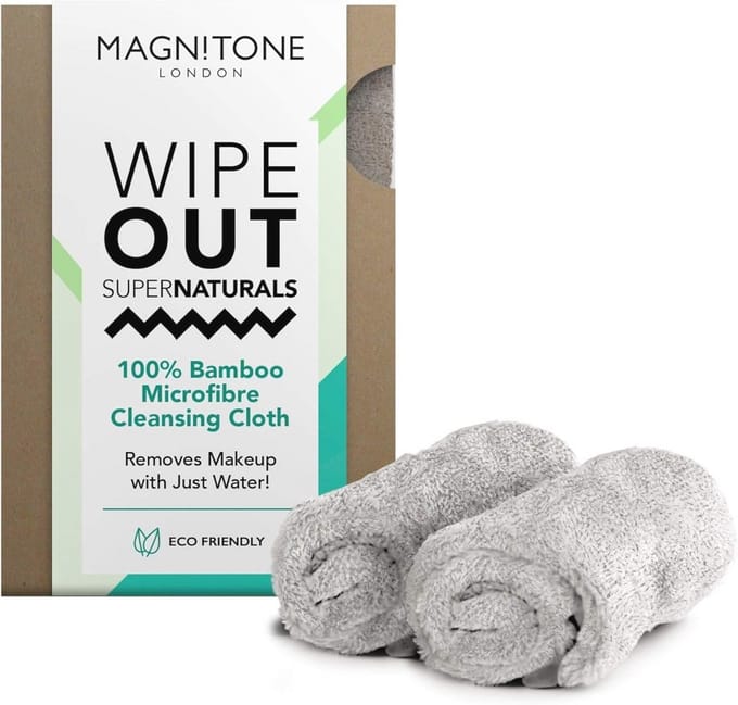 Bamboe Reinigingsdoek 2-Pack - 100% Natuurlijke Microvezels voor Effectieve Make-up Verwijdering