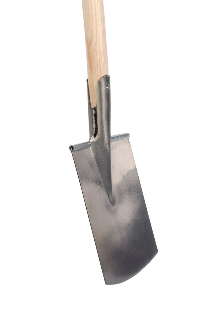 Talen Tools - Damesspade - Blank gepolijst - Essenhouten steel - 85 cm