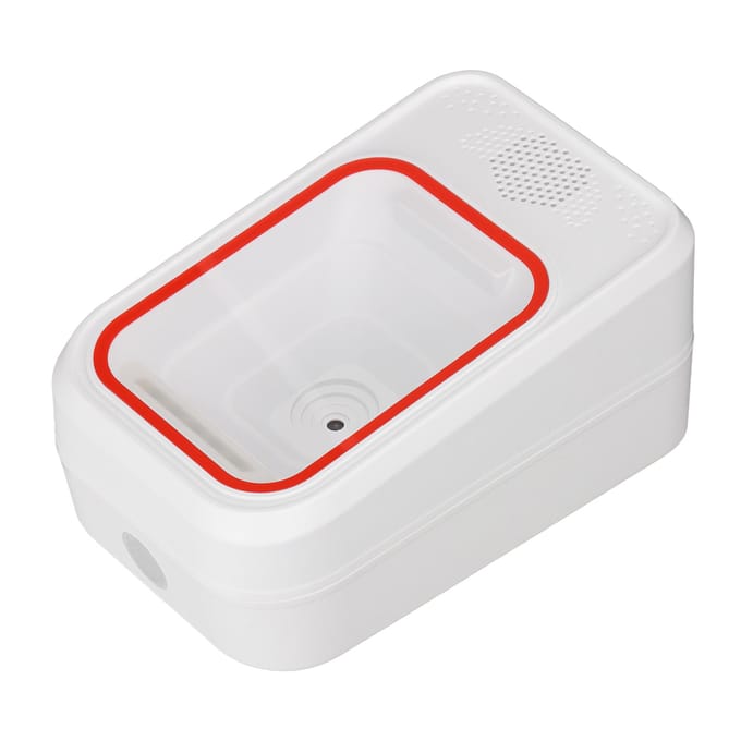 Barcode Scanner 1D 2D 2.4G BT Bekabeld Handsfree Stabiele QR Code Scanner voor Supermarkt Magazijn white