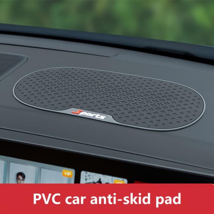 1 stuks Antislip Auto Dashboard Plakmat | Telefoon-, Sleutelhouder, Antislip Pad black