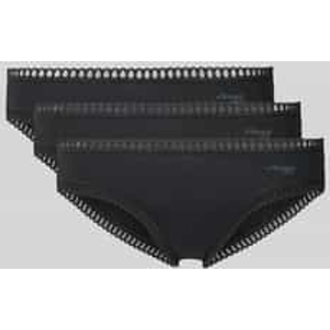 Slip met gehaakt kant, model 'GO Crush' in een set van 3 stuks