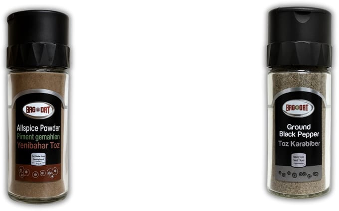 Bagdat Peper Zwart Gemalen + Piment Gemalen – 2-stuks