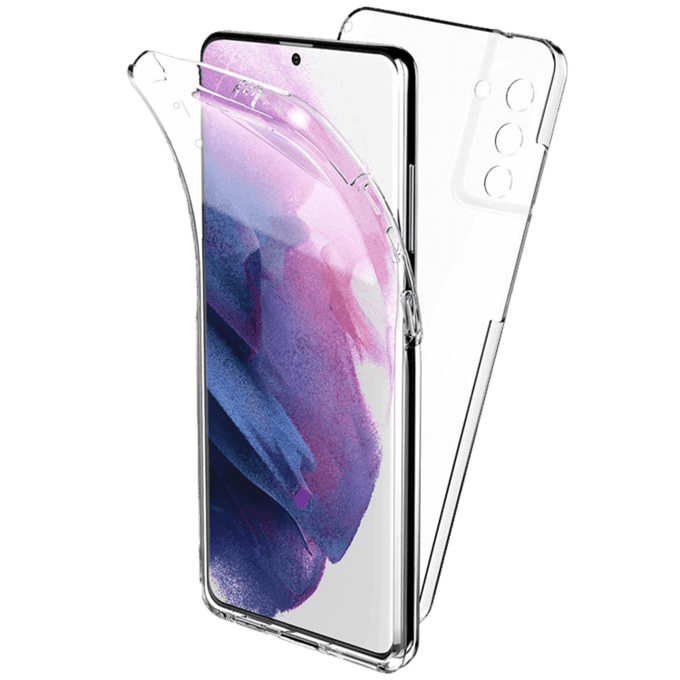 Mocaa Samsung Galaxy S21 Plus Full Body Beschermhoes Transparant