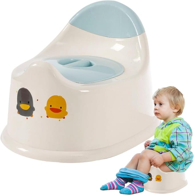 Potty Trainer - Kinder Potje - Zindelijkheidstraining - Lekvrij Ontwerp - 29.6 cm - Blauw