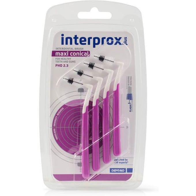 Interprox Plus Maxi Conical - Paars - PHD 2,3 mm - 4 Ragers