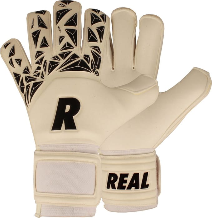 Real Classico Pro Keepershandschoenen - Zwart / Wit | Maat: 8