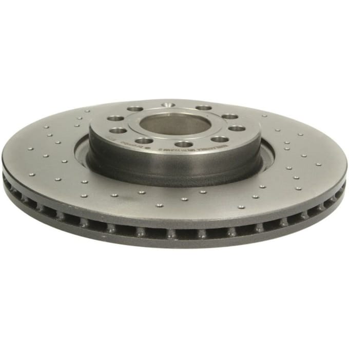 Remschijf BREMBO 0997721X voorkant, gelocht, geventileerd, geperforeerd, 1 Stuk