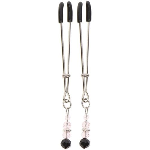 Taboom - Tweezers With Beads - Bondage / SM Nipple clamps Zilver