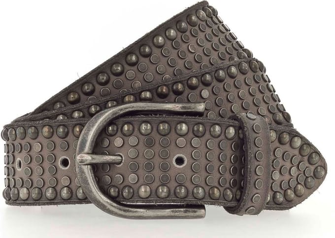 b.belt Leren Riem Reesa Leather Belt W105 Taupe Bruine