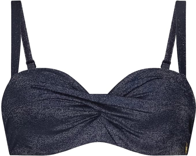Ten Cate twisted bikini top royal blue voor Dames | Maat 44D (90D)
