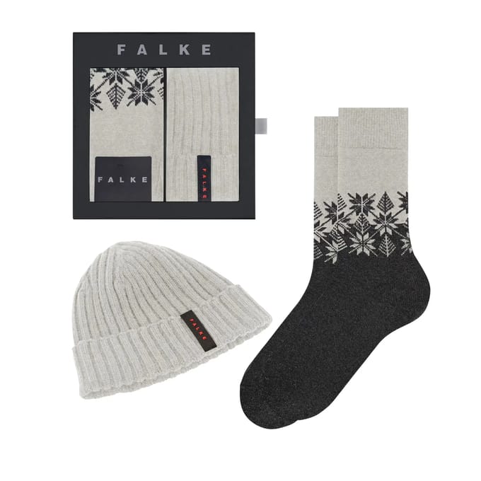 Christmas giftset heren – Light grey melange – 39-42