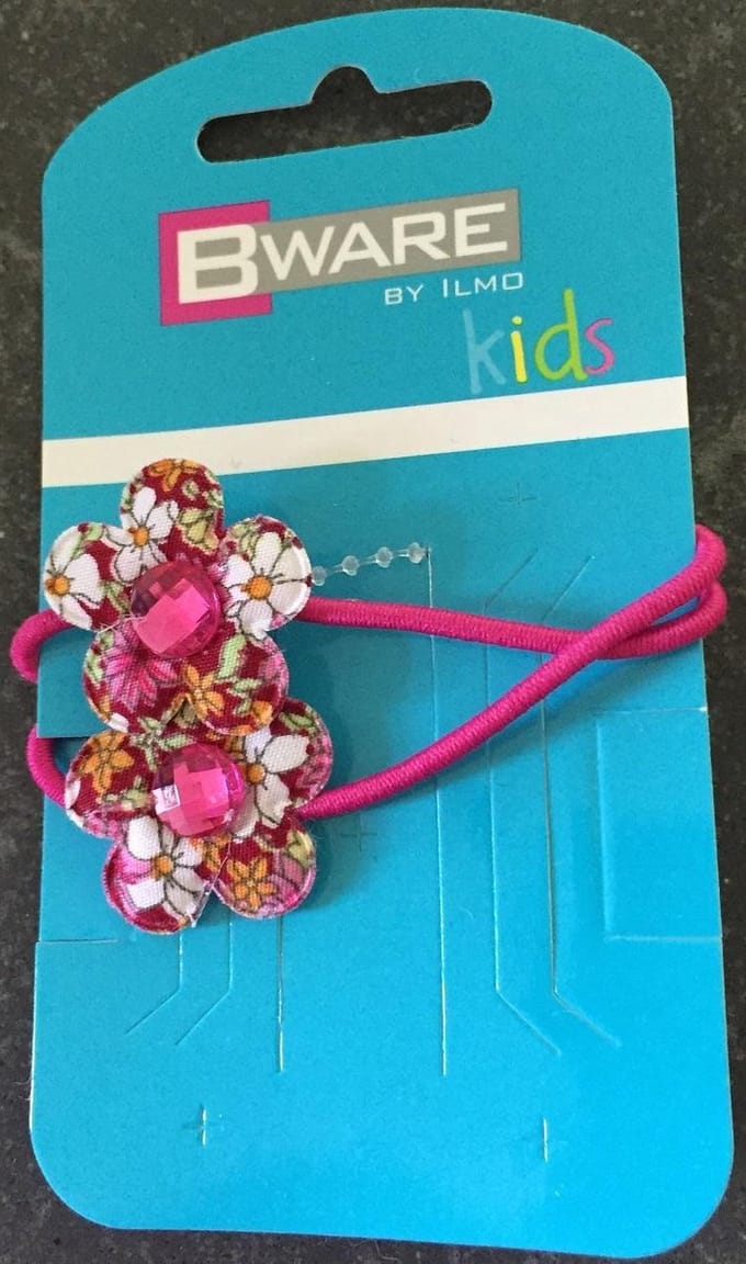 Bware! Elastiekjes - Bloemetjes Diamantje - Roze
