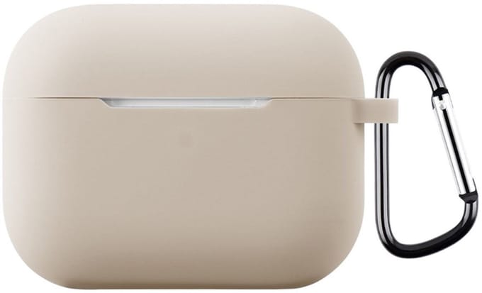Hoesje Geschikt voor AirPods Pro 3 - Dun Siliconen Case - Khaki