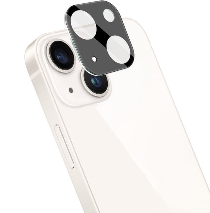 Solidenz Camera Protector - Geschikt voor Apple iPhone 14 / 14 Plus - Zwart