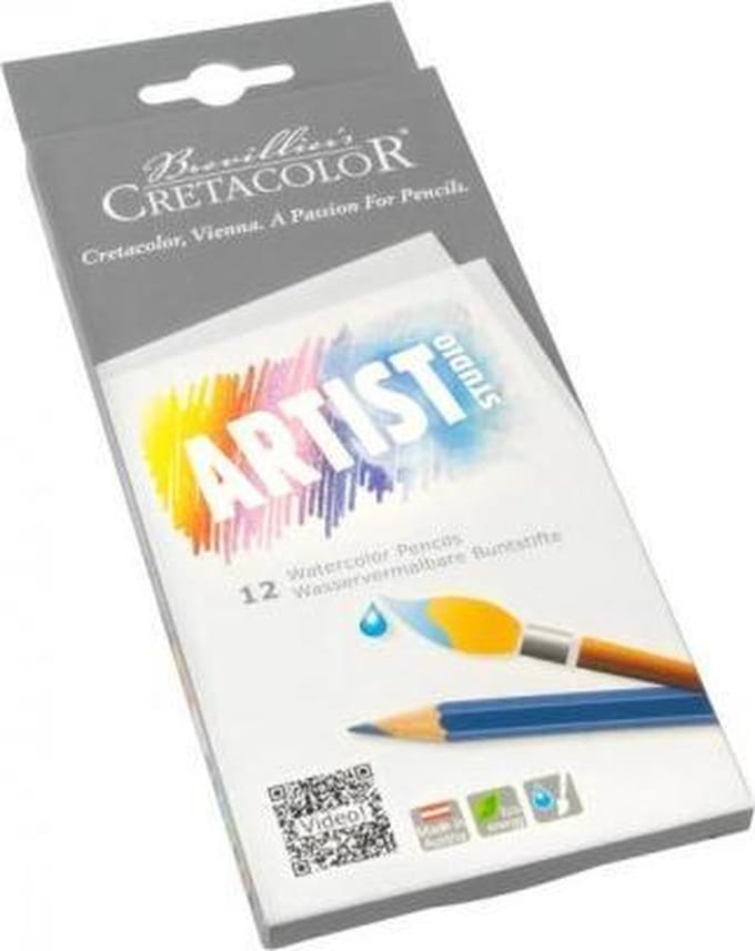 Cretacolor Artist Studio Aquarelpotloden Set 12 stuks