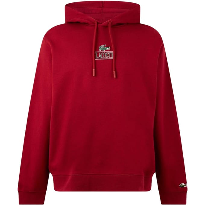 Lacoste Herenlogo Hoodie (Oranje)