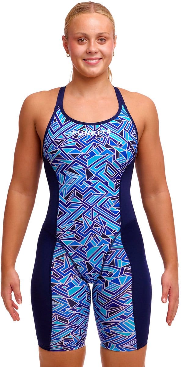 Funkita Dames badpak Fast Training Blue Bits