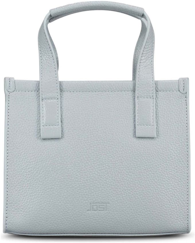 JOST Leren handtas schoudertas Vika Hand Bag Misty Blue blauwgrijs