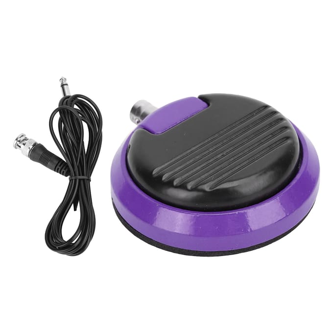 Ronde Tatoeage Voetpedaal Schakelaar Draagbare Tatoeage Machine Voet Schakelaar Controller Accessoire Paars paars