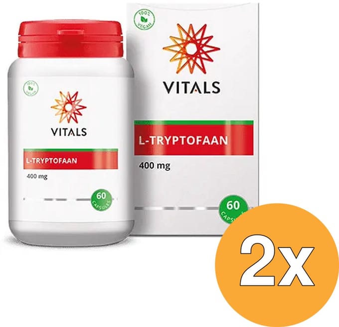 2x Vitals L-Tryptofaan (60 capsules)