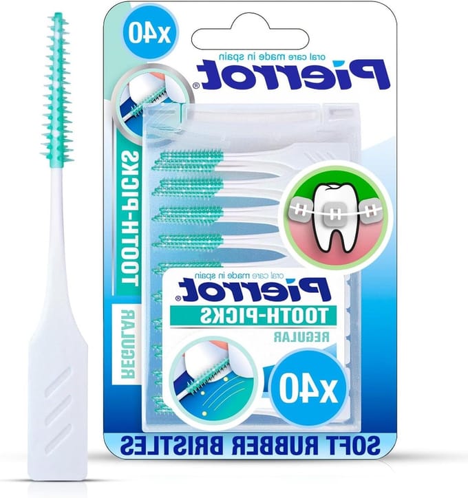 Tandenstokers - Interdentaal Borstels - Mondhygiëne - Compact Ontwerp - 40 stuks - Wit