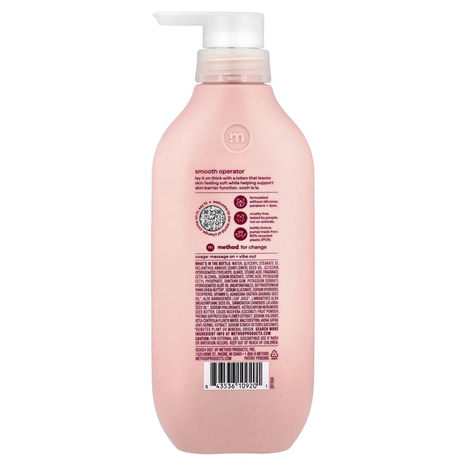 Method Body Lotion, Pure Peace, 414ml (14 fl oz) white