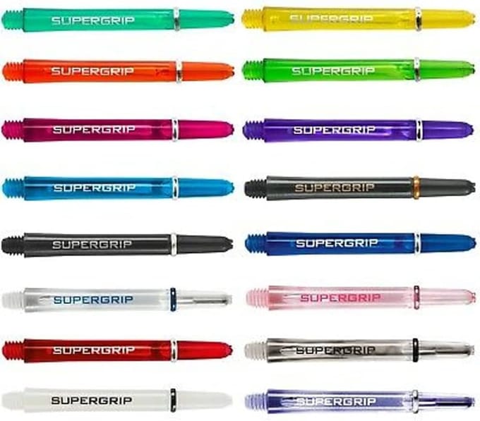 Dartshafts Medium - Dartpijlstelen - Precisie Werpen - Supergrip Ontwerp - 47 mm - Oranje