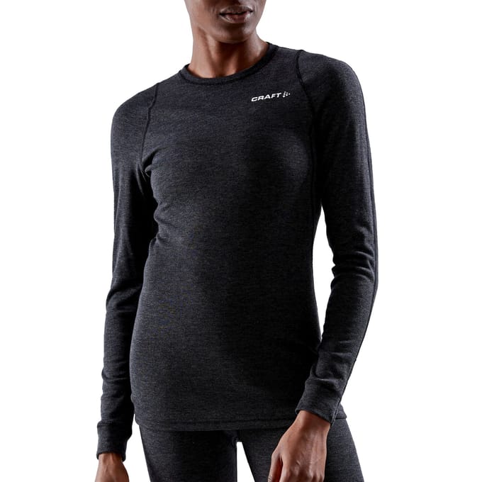 Craft - Core Wool Merino LS Tee - Thermoshirt - Heren - Zwart - S