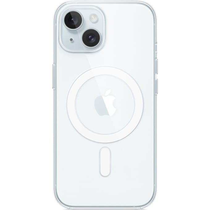 Clearcase MagSafe voor de Apple iPhone 15 - Transparent