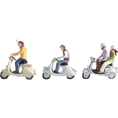 NOCH 15910 H0 Scooterrijders figuren Geverfd, Staand