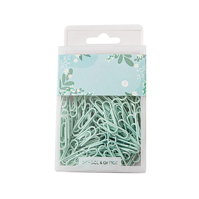 70 pcs Clips Papier Couleur Vive Mignons Petits Clips Papier Durables Antirouille Fer Clips Papier pour