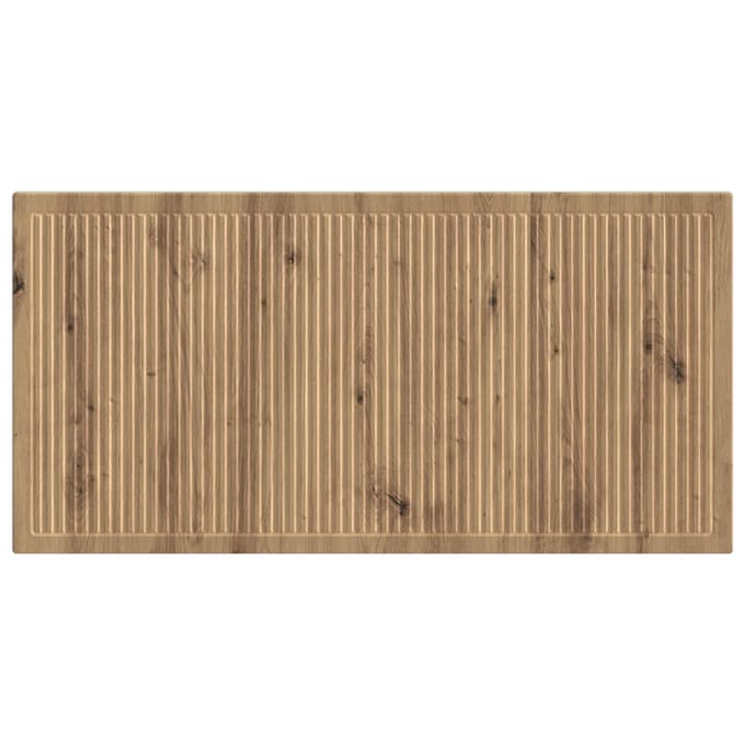 vidaXL - Wandgemonteerd - Hoofdbord - EDE - Artisanaal - eiken - Bewerkt - hout