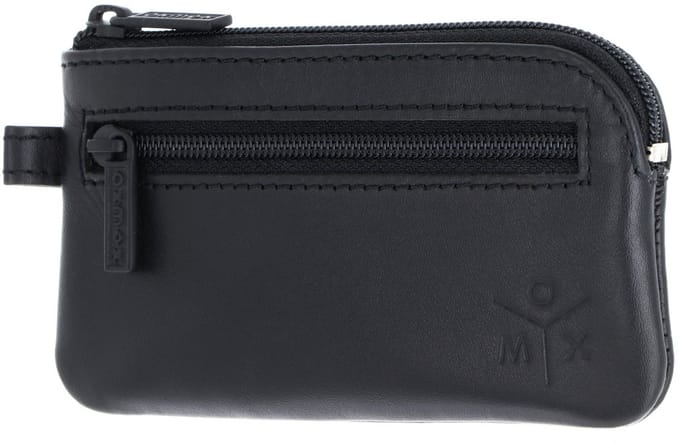 oxmox Leren sleutelgeval Leather Keyholder Ox Embossed Black zwart