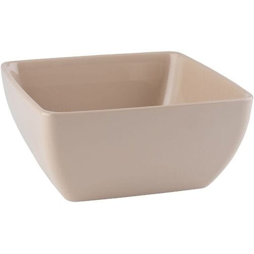 GGM Gastro (6 Stück) Schale - PURE - Melamin - 3,8 Liter - eckig - Beige