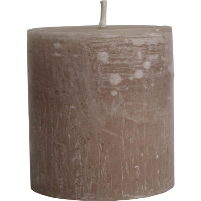 PTMD - Kaars Rustic Outdoor - Beige - 15x15x16cm