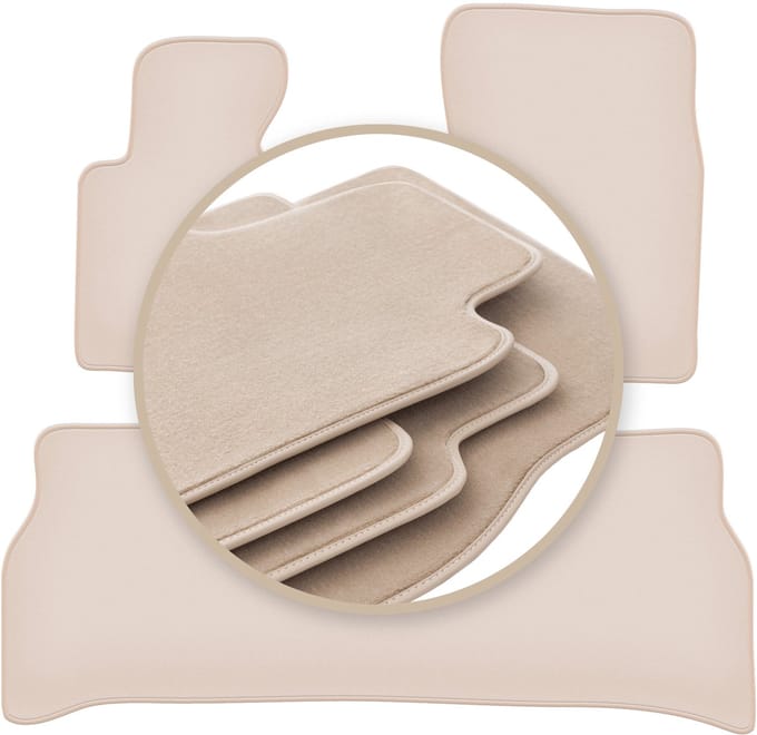 PREMIUM beige matten voor: Range Rover III L322 Vogue SUV 2001-2012