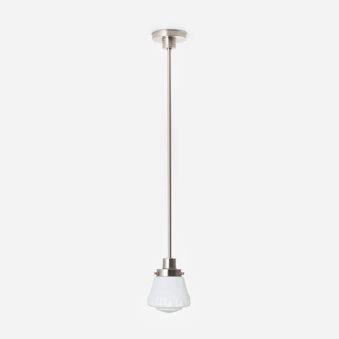 Hanglamp Bold 20's Matnikkel - Art Deco Trade